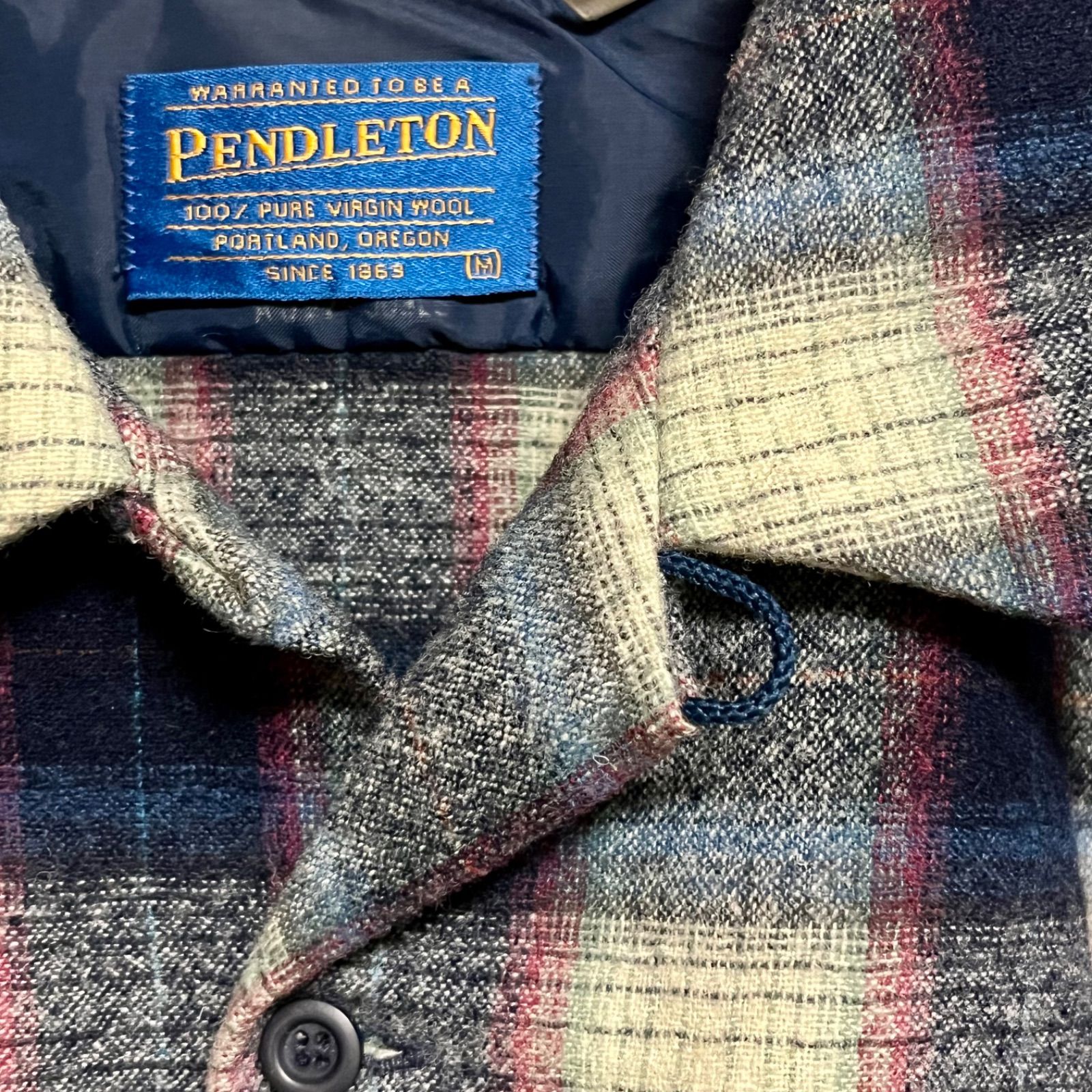 超美品 USA アメリカ製 PENDLETON / ペンドルトン ウール フランネル 