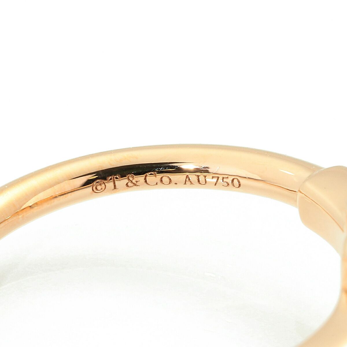 ティファニー T ワイヤー リング 指輪 K18 11号 TIFFANY&Co. 中古  