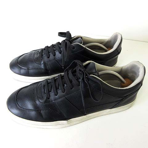 ザラ ZARA スニーカー レザーシューズ 43 黒 ブラック 27.5cm