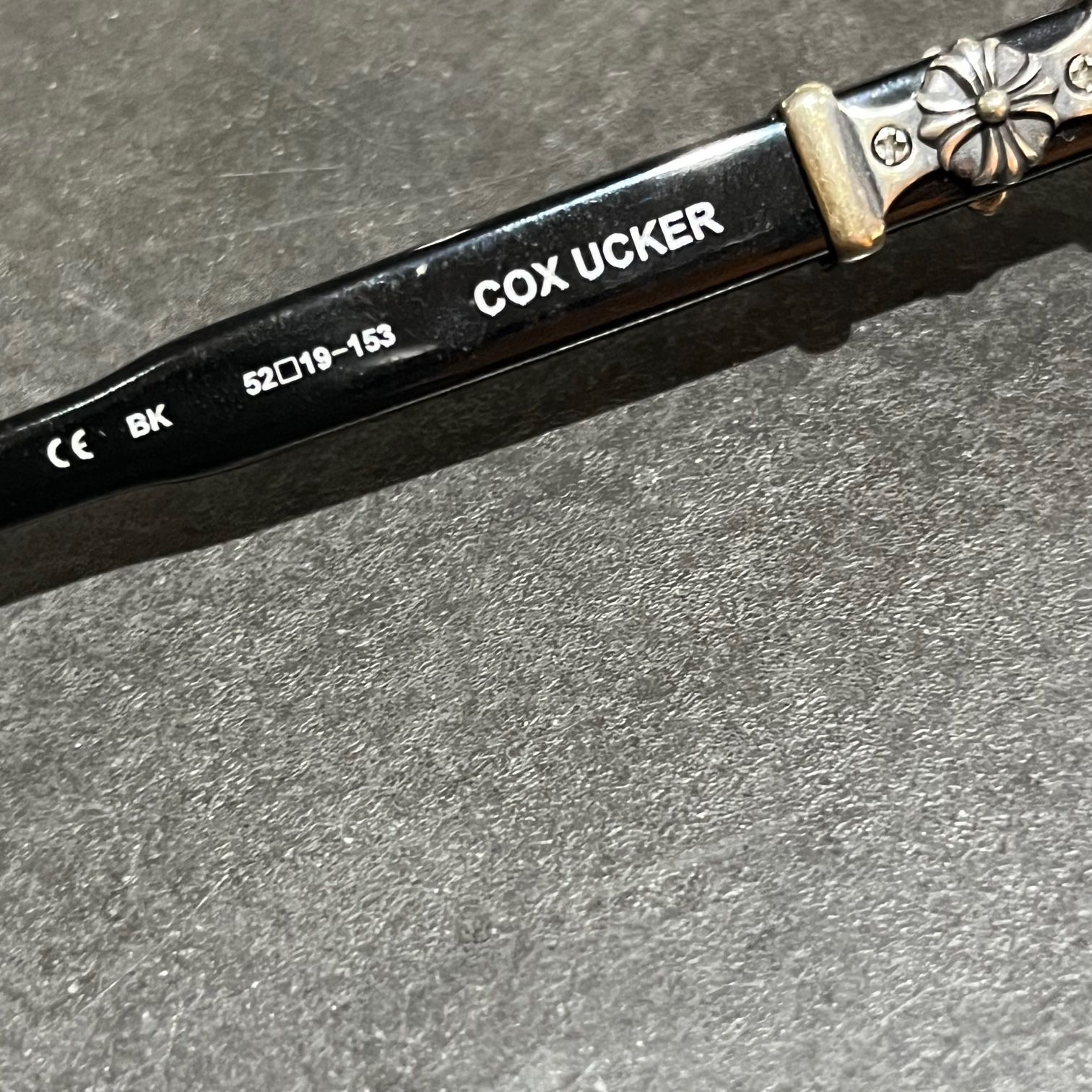 定価152900円 国内正規 美品 CHROME HEARTS COX UCKER クロス 眼鏡