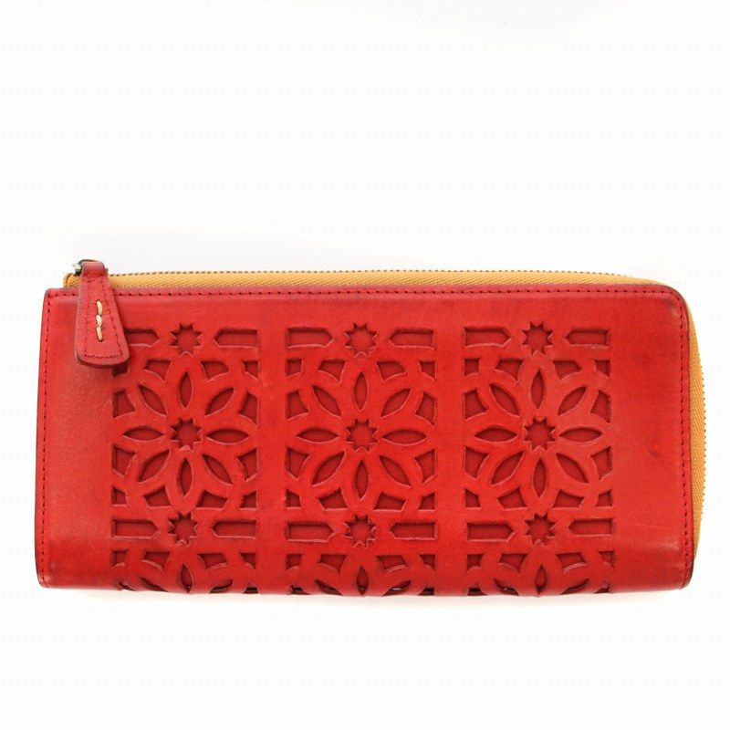 ゲンテン　genten ディズニーシリーズ　カットワーク　長財布　未使用 genten ゲンテン Disney ディズニー コラボ トゥインクルカット