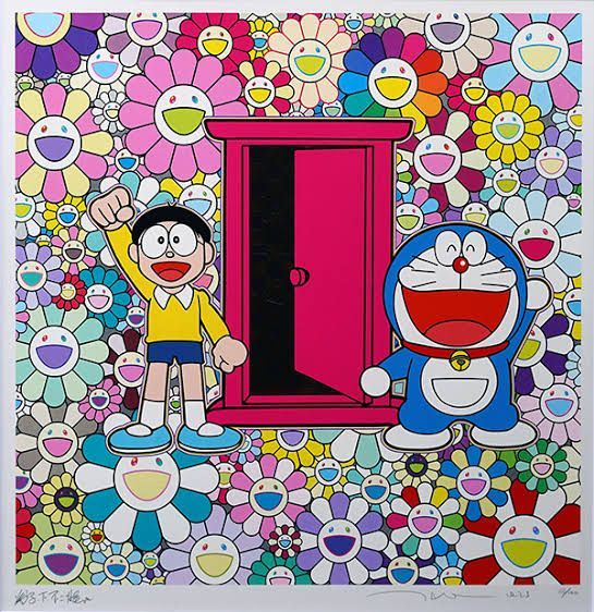 にゃお 村上隆 記憶の中のドラえもん 版画 記憶の中のドラえもん』という版画を、2月18日(金)に販売する