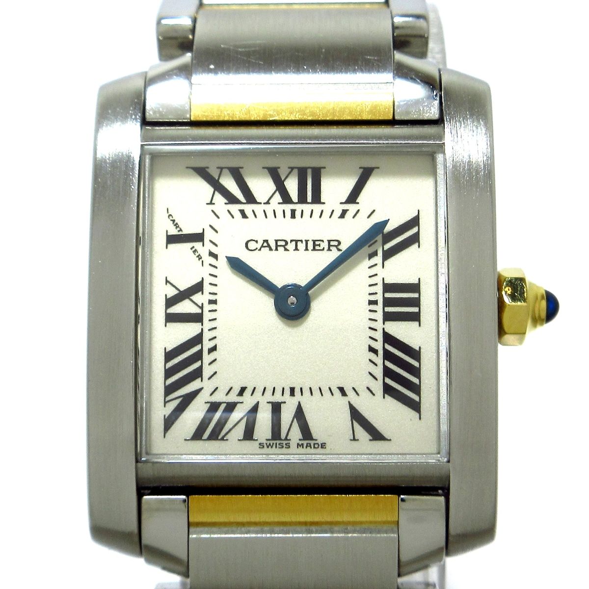 Cartier(カルティエ) 腕時計美品 タンクフランセーズSM W51007Q4 レディース SS×K18YG 白 - メルカリ