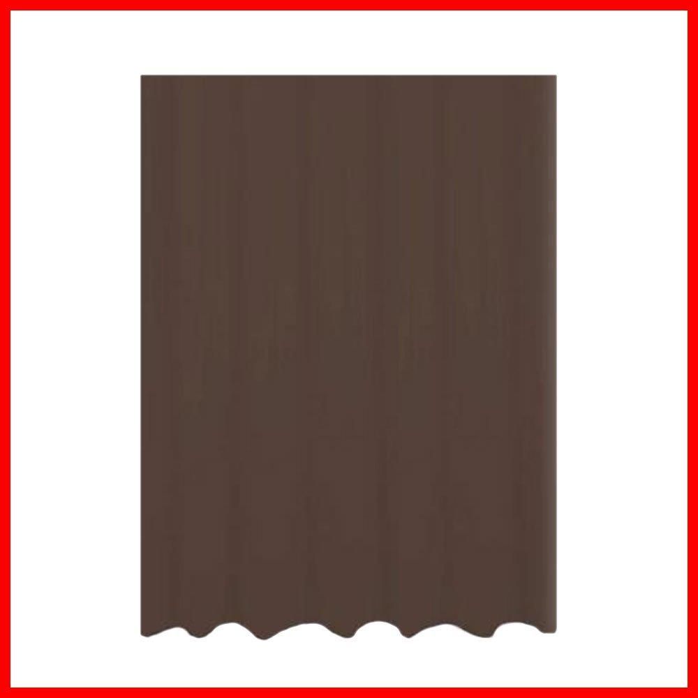 無地タイプ ブリーズ シャワーカーテン ブラウン フルネス