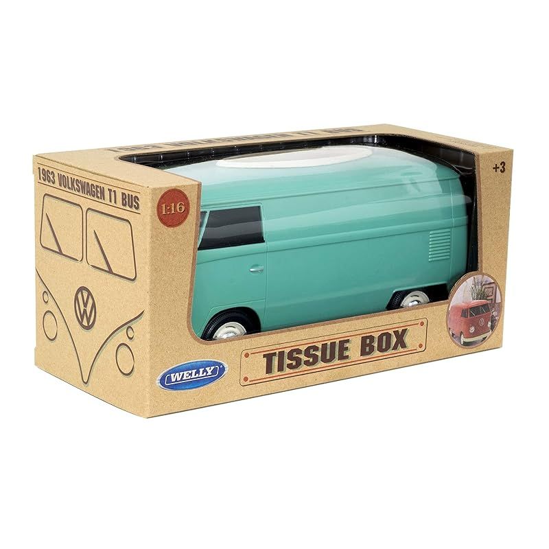 T1 Bus ティッシュケース GREEN ケースプラス 1