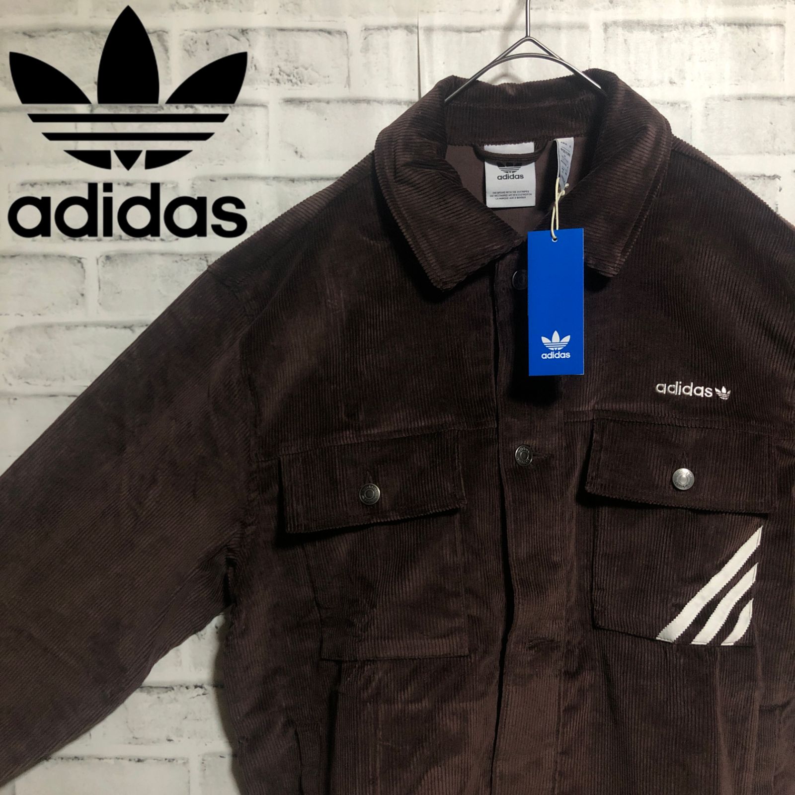 新品2XL⭐️24FW日本未発売 adidas COACH JACKET 刺繍 ブラウン - メルカリ