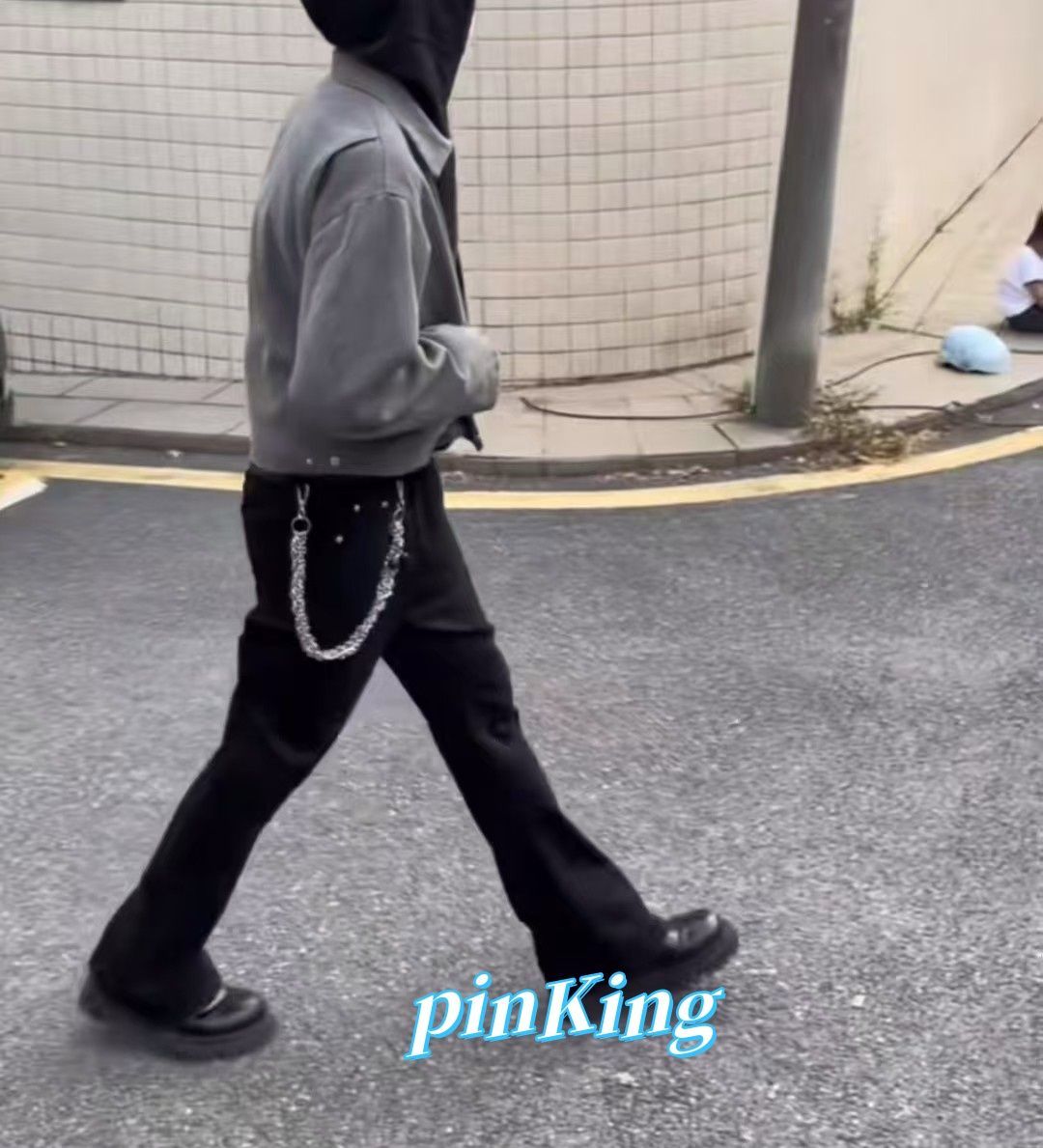ラフシモンズ Raf Simons ウォレットチェーン チェリー RAF