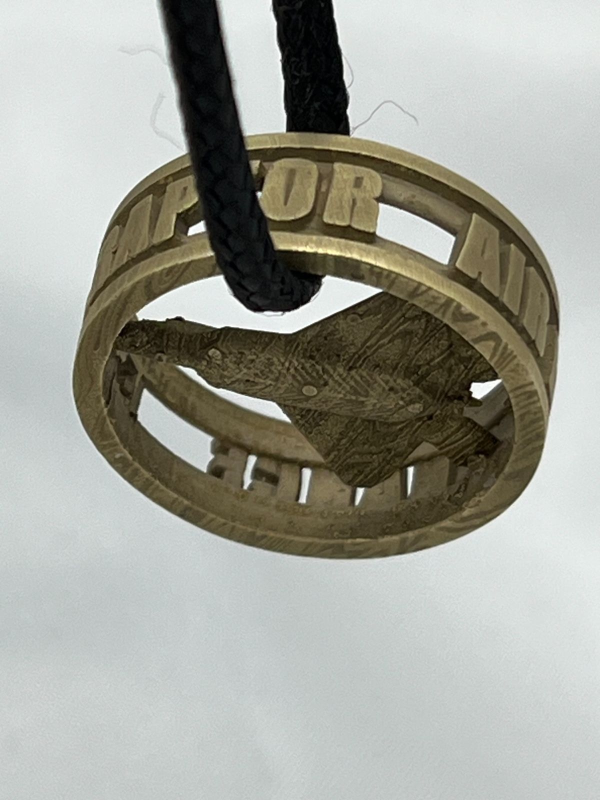 注文 BRASS製オーダーメイドリング＋飛行機アクセサリーF14・F15・F22