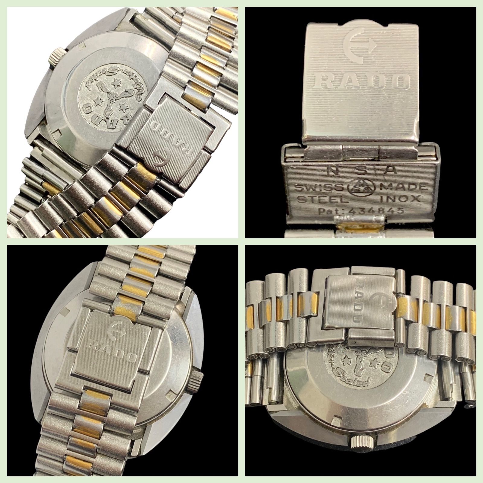 【美品】ラドー ◆ RADO ダイヤスター 自動巻き 腕時計 ビンテージ 275 美品】ラドー ◇ RADO ダイヤスター 自動巻き 腕時計 ビンテージ