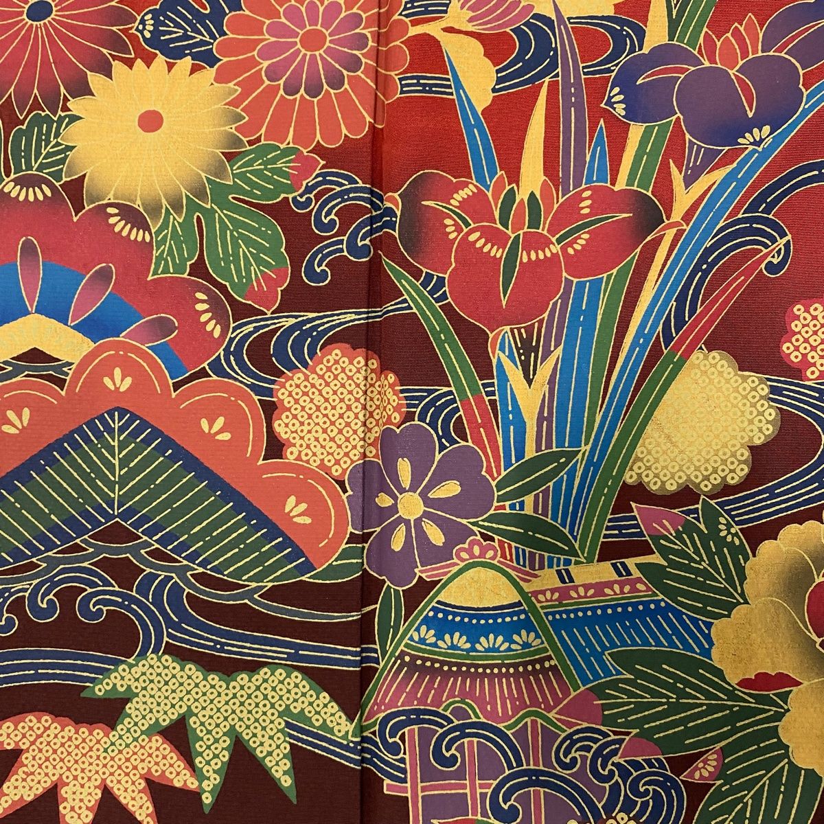 美品 鶴 松竹梅 量し染め 虹色 逸品 金銀彩 フルセット 振袖 振り袖