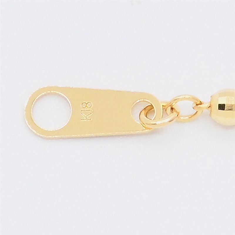 K18 ミラーカットボール ブレスレット 4mm幅 7.5g 18cm 新品 - メルカリ