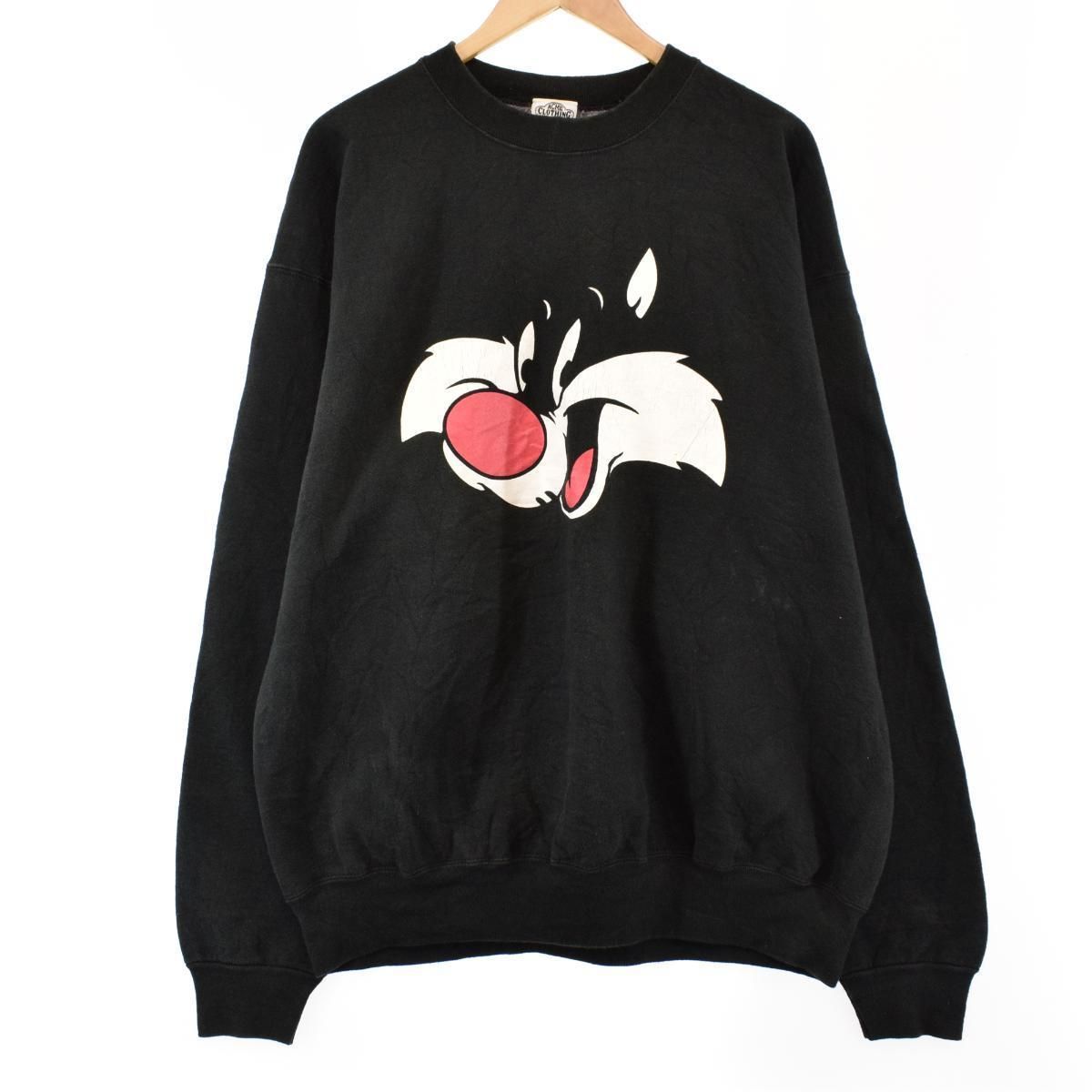 古着 90年代 ルーニーテューンズ ACME CLOTHING LOONEY TUNES シルベスター キャラクタースウェットシャツ トレーナー  USA製 メンズXL ヴィンテージ /eaa305898 - メルカリ