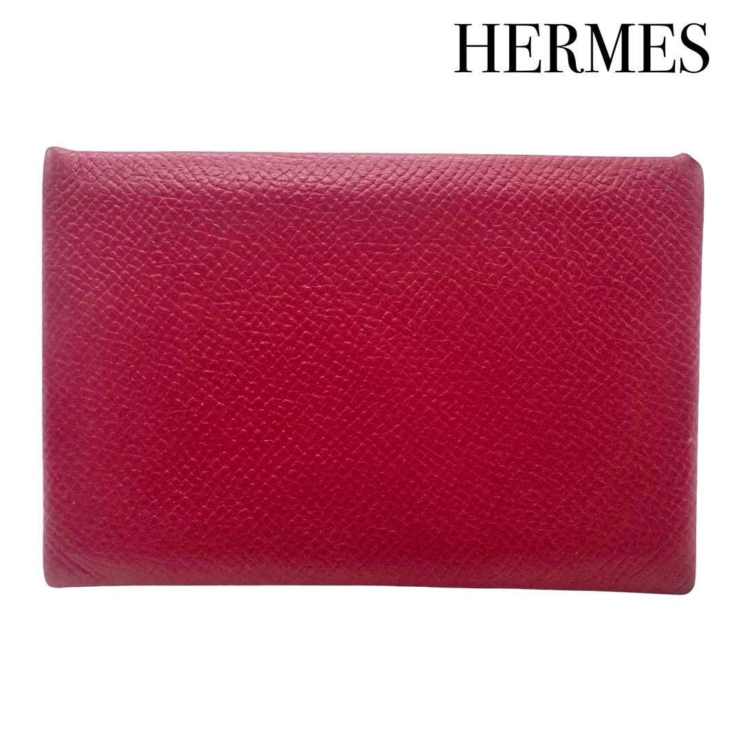 HERMES エルメス カルヴィ カードケース 名刺入れ ヴォーエプソン  
