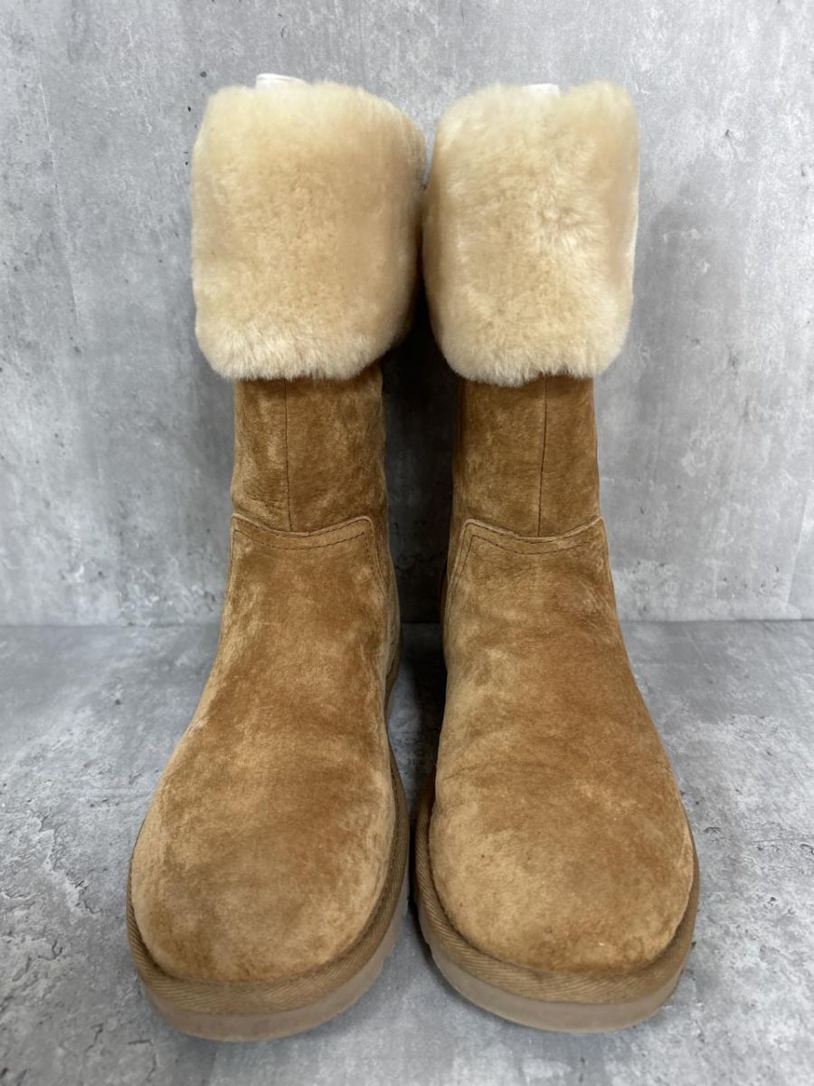 UGG Australia アグ オーストラリア ムートン ブーツ size24cm/茶