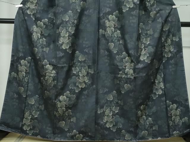 平和屋本店□極上 都喜ヱ門 本場大島紬 9マルキ 葡萄ごよみ 藤絹織物  