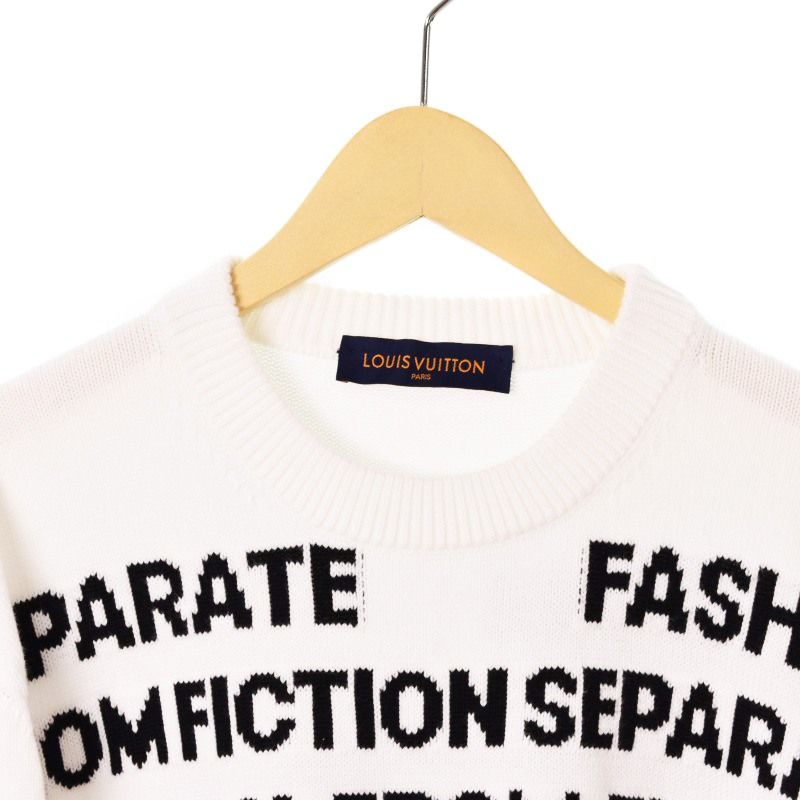 ルイヴィトン LOUIS VUITTON 21AW Letters Sweater レター ニット
