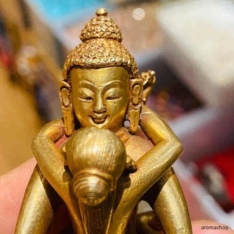 古玩芸品白銅宗喀巴仏像置物インテリア置物 歓喜仏 仏像 双修仏像 双身像 蔵バラク 蔵伝 秘仏 密宗 明王
