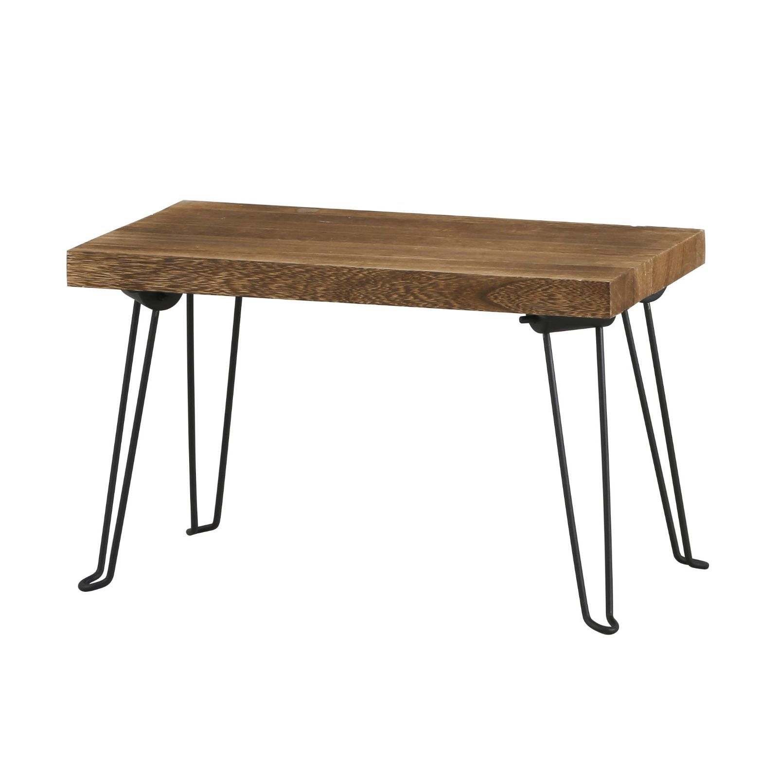 アビテ Habiter アーバン フォールドテーブルS 折れ脚式 JN-501-BK 約54×28×33.5cm