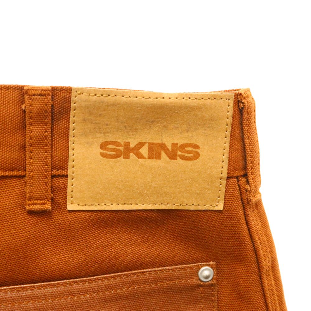 SKINS スキンズ コーティング切替カーペンターパンツ ブラウン 3 SKINS (スキンズ) コーティング切替カーペンターパンツ ブラウン 3