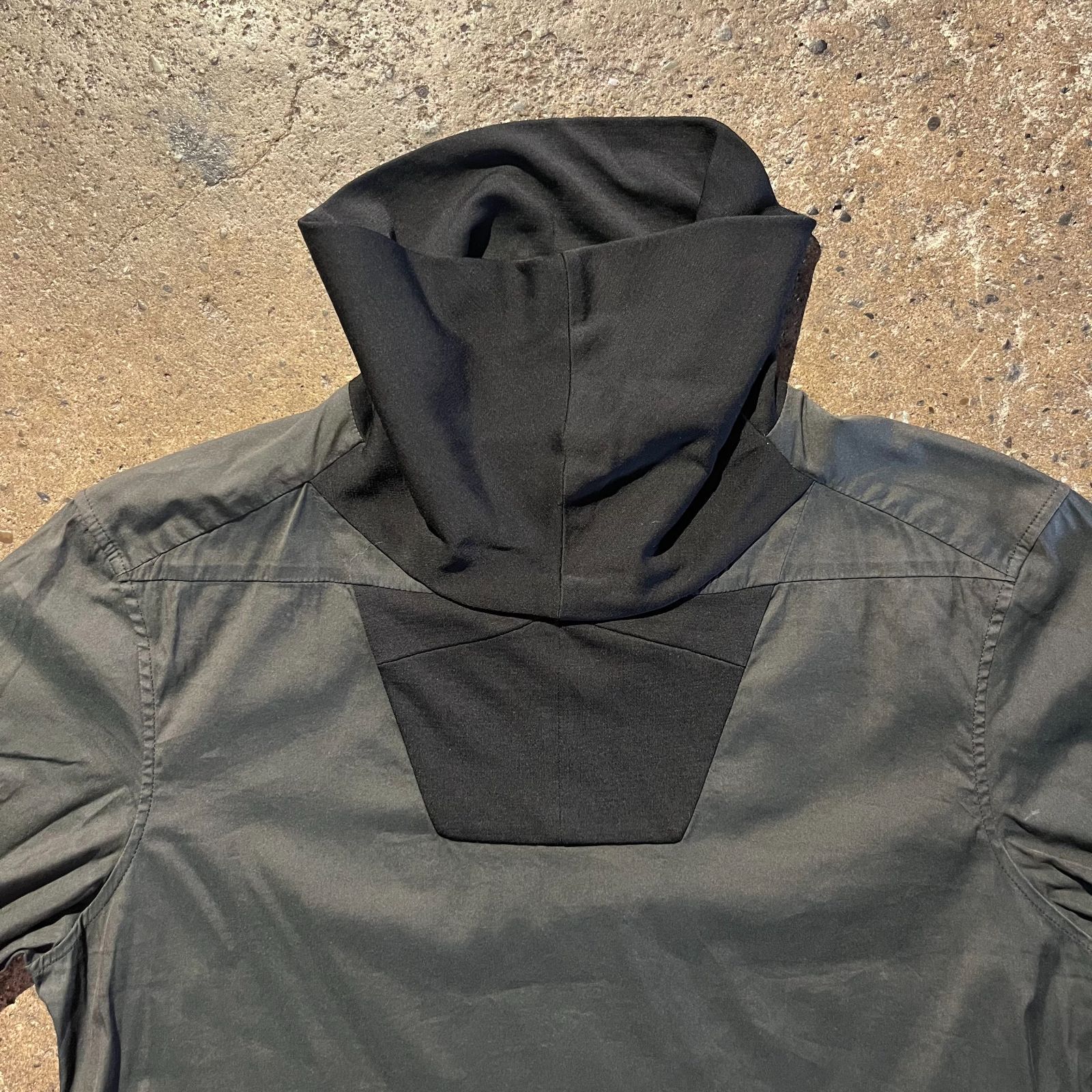 BALENCIAGA 2009 ハイネックプルオーバー タートルネック ドッキング バレンシアガ イタリア製 37 二コラ ジェスキエール期