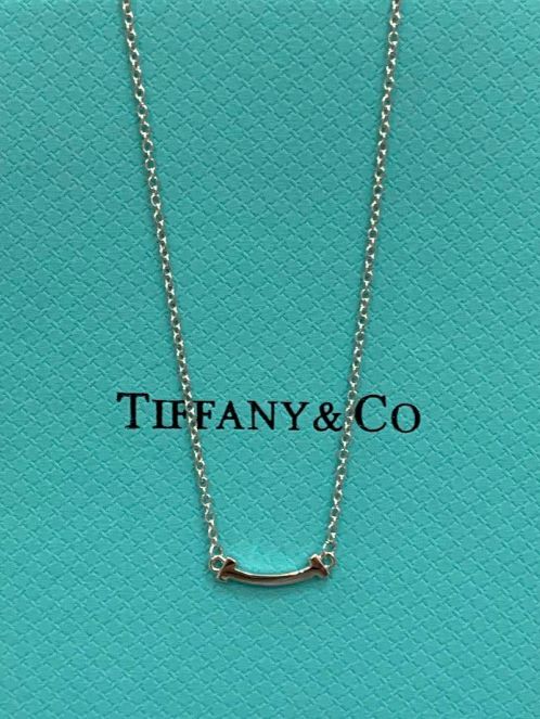 美品★ティファニー TIFFANY & Co. ネックレス コレクション ミニスマイル #245303