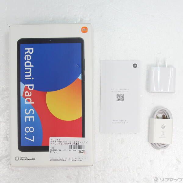 中古品〕 Redmi Pad SE 8.7 64GB グラファイトグレー Wi-Fi【258