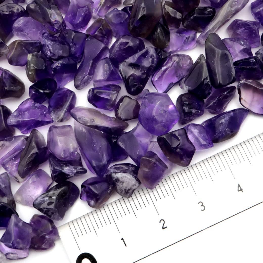 天然石　アメジスト 紫水晶 パワーストーン高さ約47.5cm 数量限定】紫水晶 100g 天然石 さざれ石 パワーストーン