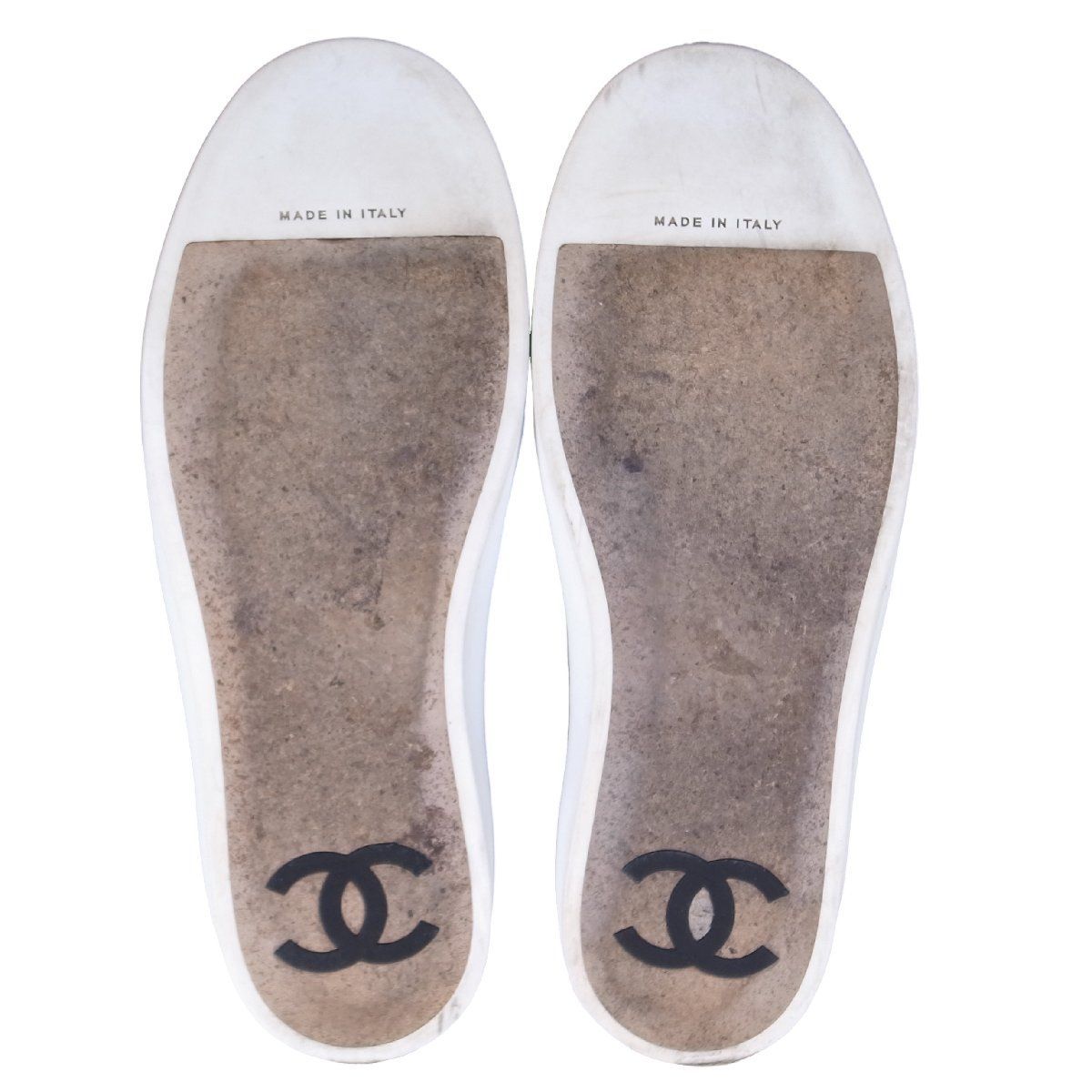 CHANEL シャネル スリッポン シューズ スニーカー 36 1/2 箱付 - メルカリ
