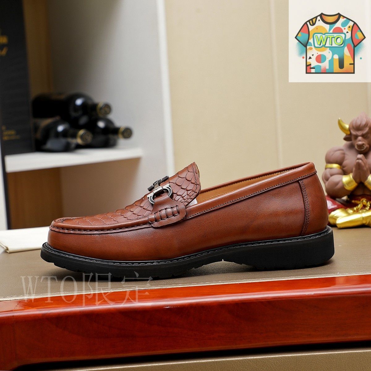 フェラガモのメンズシューズ Ferragamo フェラガモ メンズ ビジネス シューズ34-GE53 - メルカリ