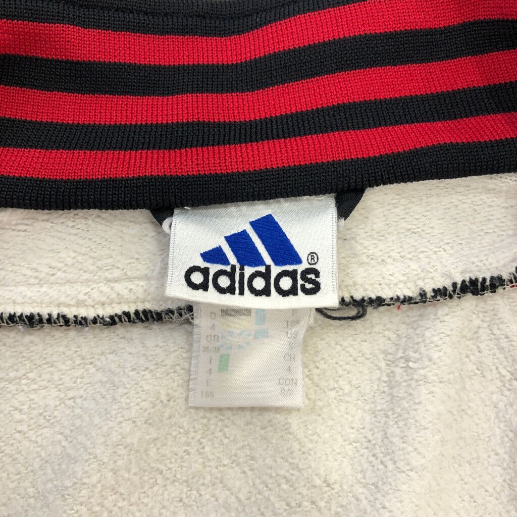 90年代 adidas アディダス トラックジャケット スウェット グレー (メンズ S) 中古 古着 R3075