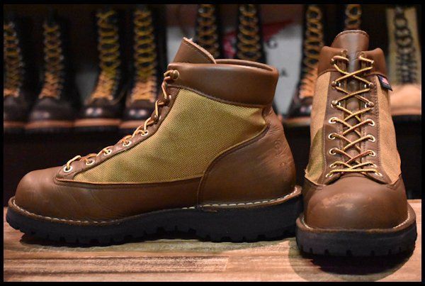 9EE 良品 白タグ】Danner ダナーライト 30420X 茶 ブラウン ゴアテック