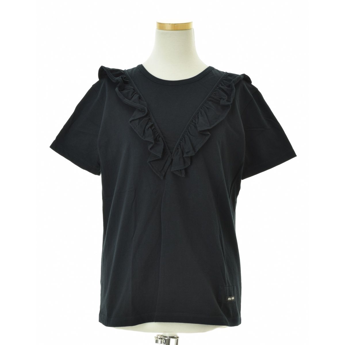 MIUMIU】MJM984 R171 CSK フリル半袖Tシャツ - メルカリ