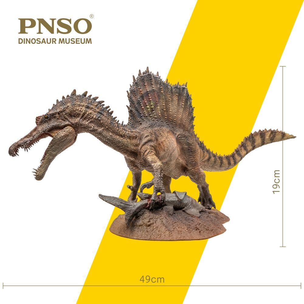 PNSO 恐竜博物館 1|35 サイズ 新塗装 スピノサウルス NEW 大きい 獣脚類 恐竜 動物 フィギュア