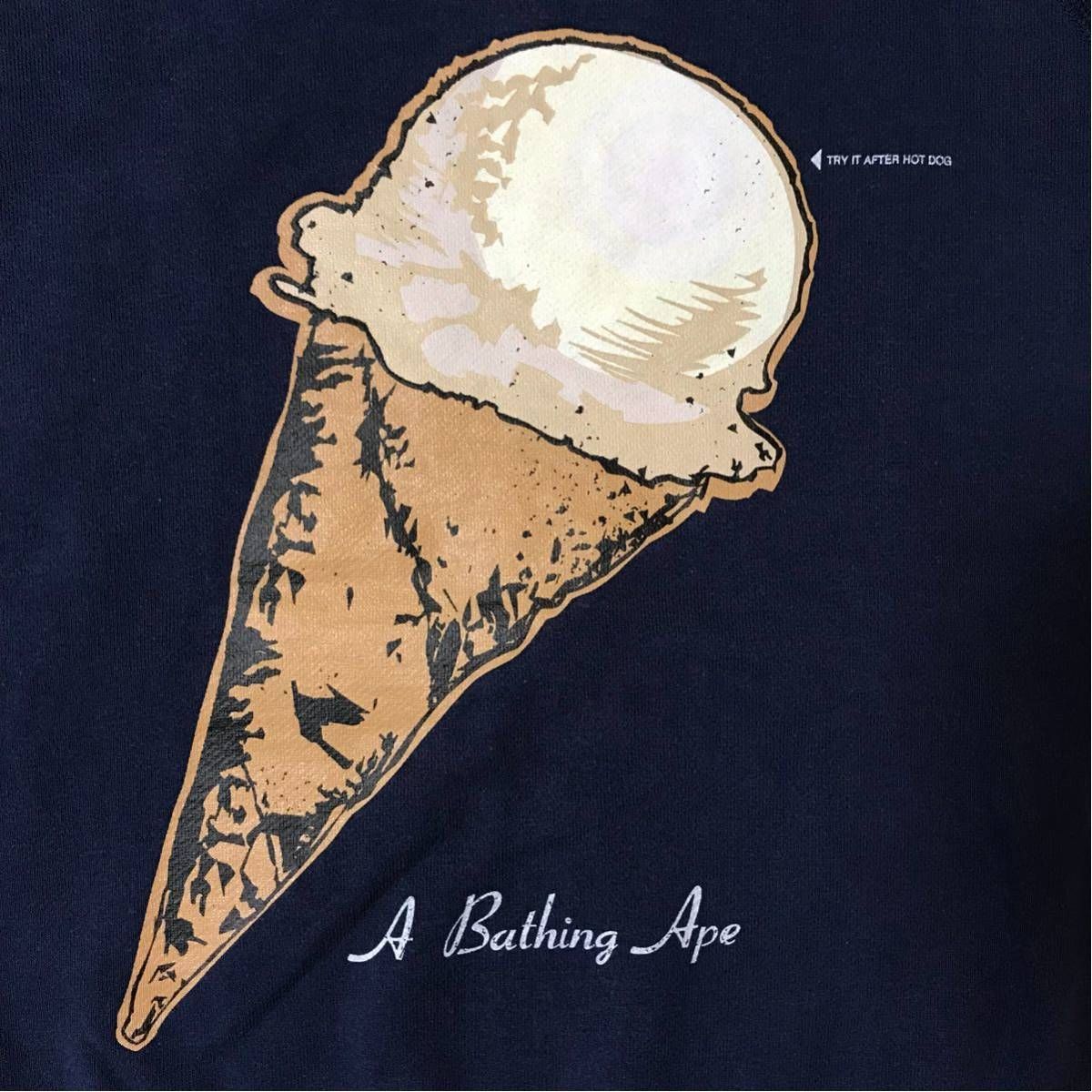 初期 アイスクリーム スウェット BAPE ベイプ NIGO 裏原宿 ape L 初期 アイスクリーム スウェット BAPE ベイプ NIGO 裏原宿 ape