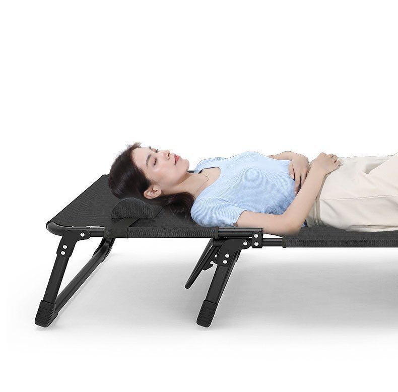 家庭用簡易折りたたみベッド昼休み神器オフィスの大人の昼寝ベッド屋外の小さいベッド付き添いベッド 56cmx176cm