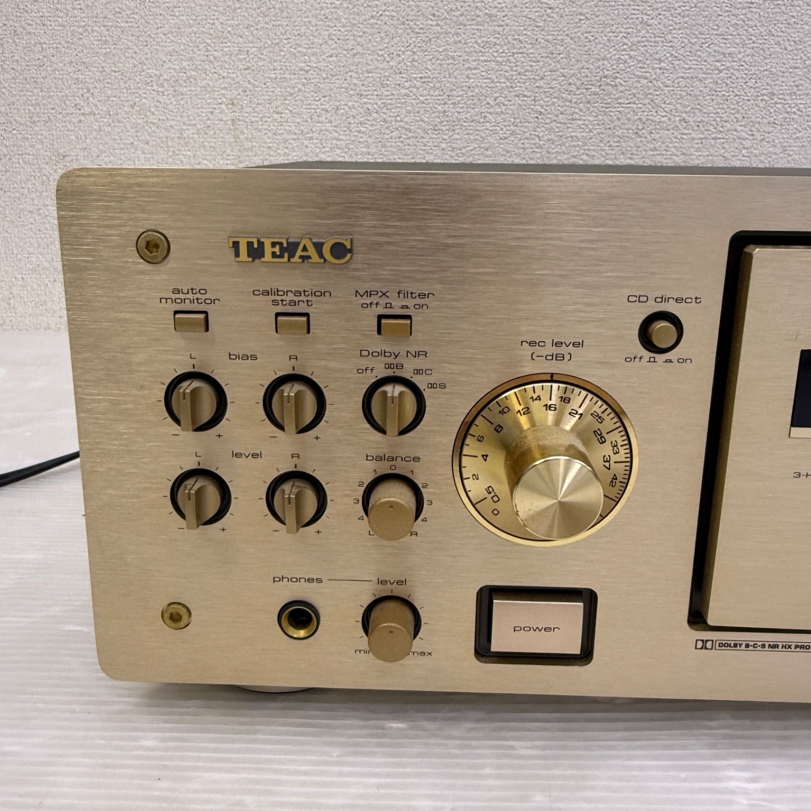 TEAC ティアック カセットデッキ V-6030S オーディオ機器