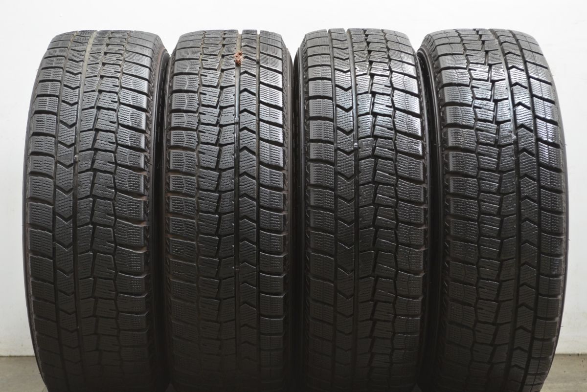 ②【バリ溝・国産 】195/65R15ダンロップ ウィンターマックス WM02 DUNLOP WINTER MAXX WM02 195/65R15 15インチ スタッドレス 4本 2017年