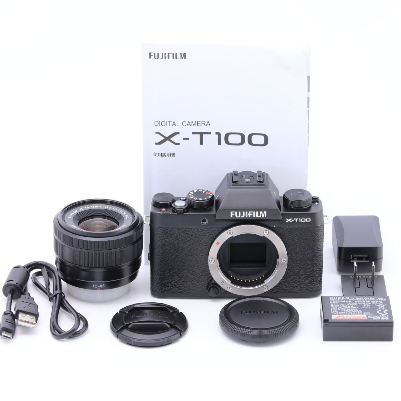 FUJIFILM ミラーレス一眼 X-T100レンズキット X-T100LK-B - カメラ本舗