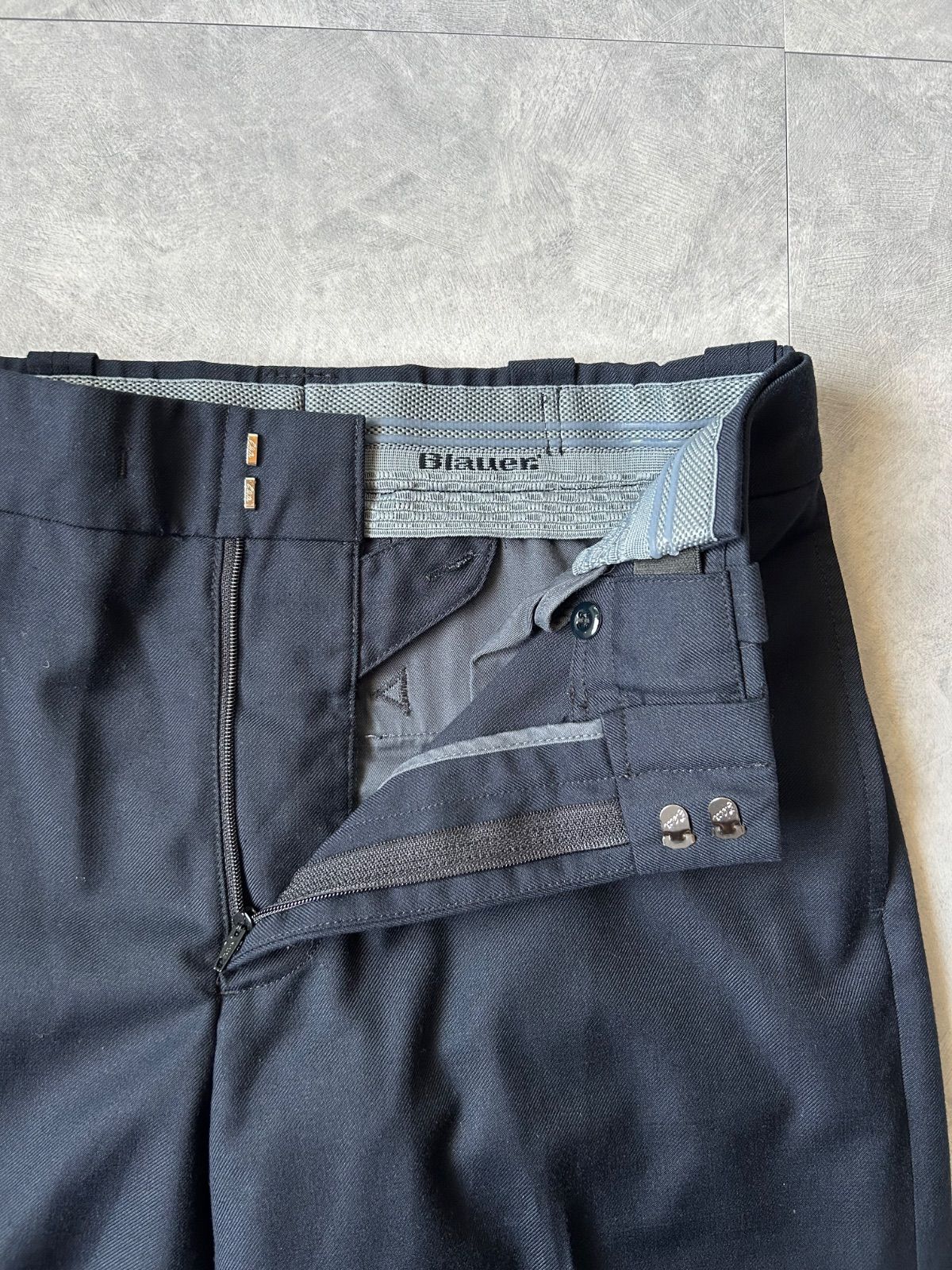 超希少】ニート リネン100% 2タックワイドパンツ 44 日本製 にしのや