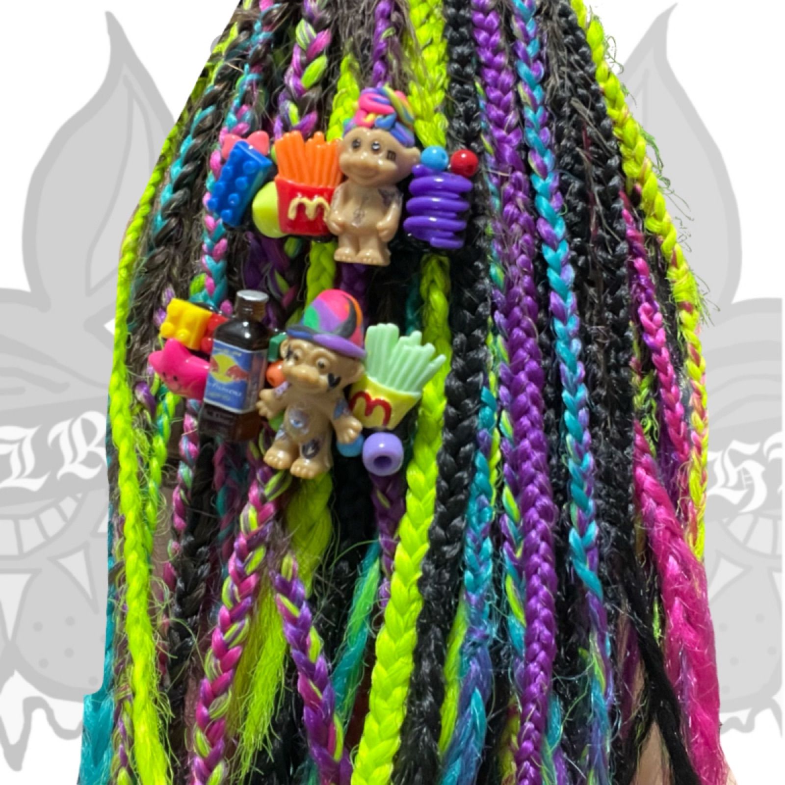 15☺︎ 派手カワ！ デコヘアクリップ ヘアピン デコラ ホイップデコ