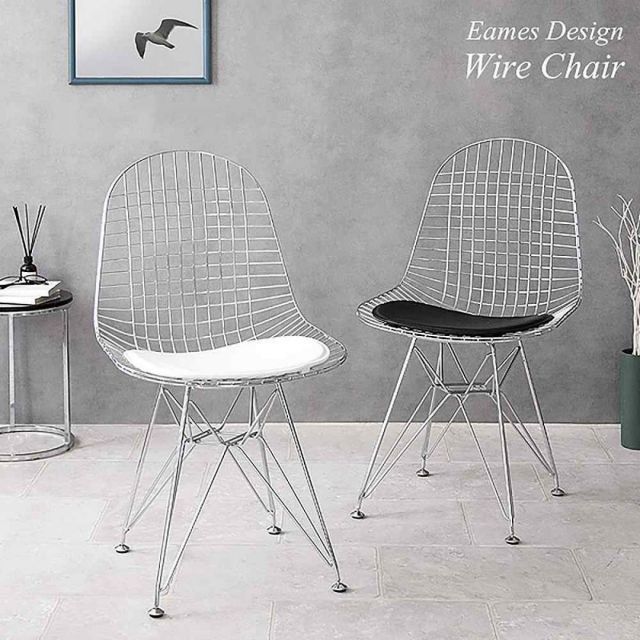 宮武製作所 イームズ ワイヤーチェア ブラック PCK-019N 新生活 インテリア 家具 おしゃれ デザイン 596723dc