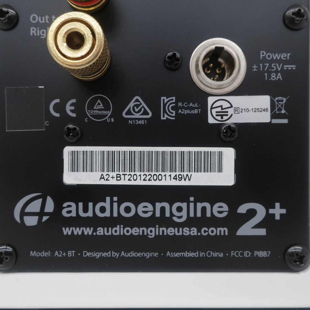Audioengine A2＋ WIRELESS SPEAKER SYSTEM ホワイト ブックシェルフ型