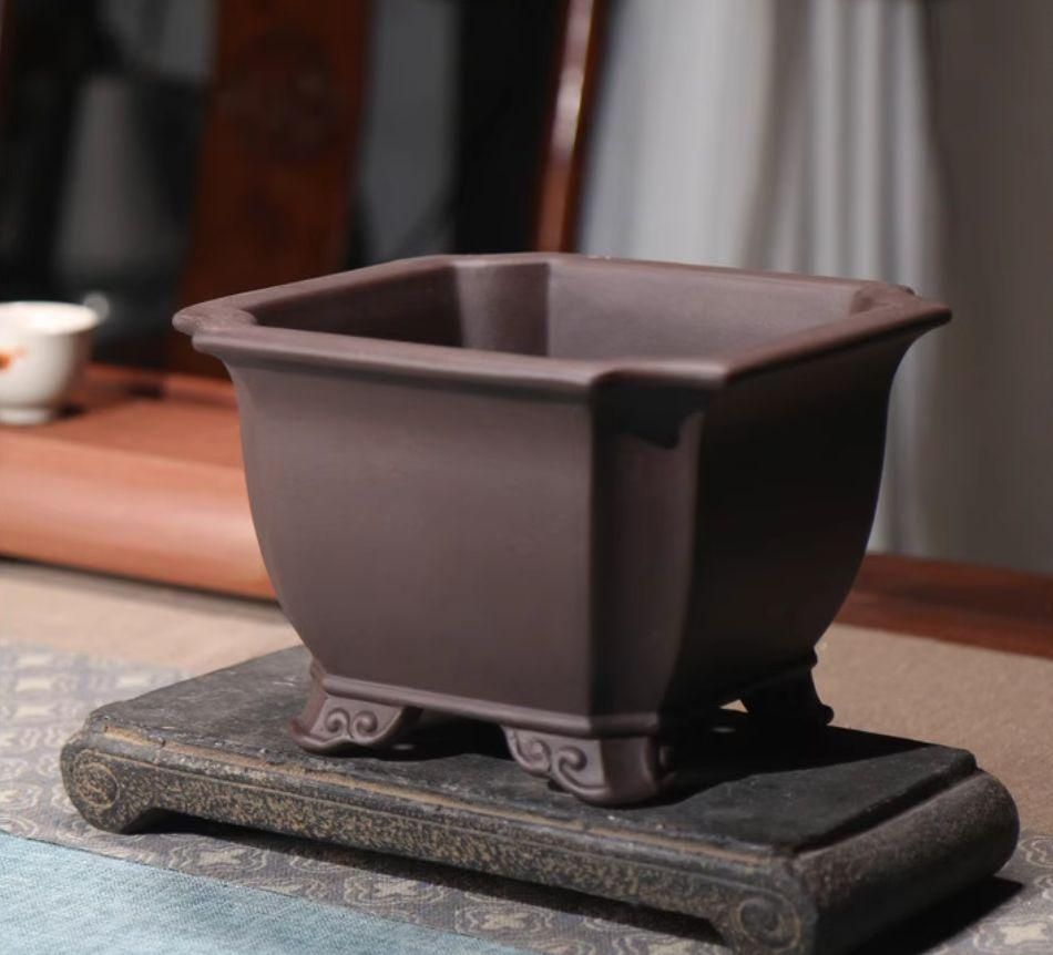 宜興紫砂鉢 長方形 段泥 盆栽鉢 植木鉢 小品盆栽鉢 大品盆栽鉢 中国宜興 紫砂 鉢盆栽鉢 植木鉢 小品盆栽鉢 大品盆栽鉢 - メルカリ