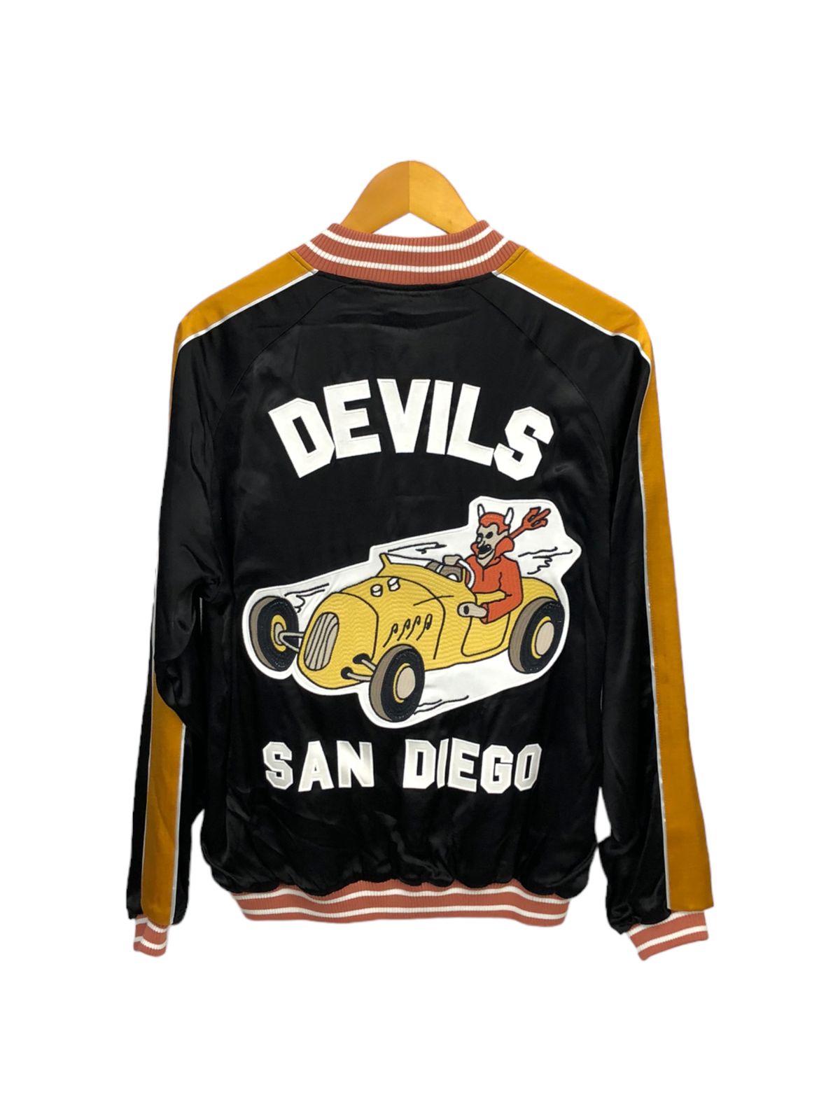 HOUSTON (ヒューストン) RAYON AWARD JACKET（DEVILS）レーヨン