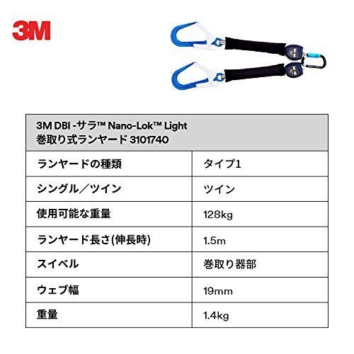 大注目 新規格適合 3M その他 新規格 3M 巻取り式ランヤード SARA