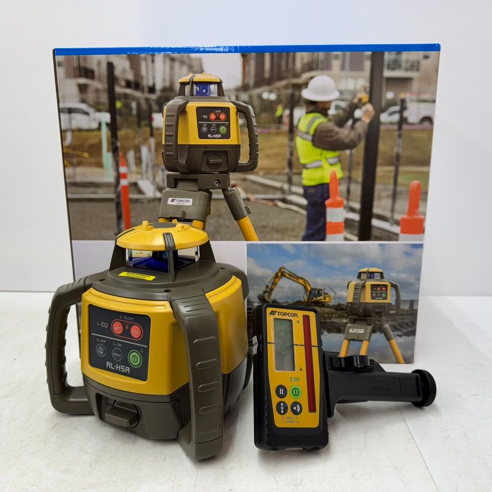 TOPCON トプコン ローテーティングレーザー 乾電池仕様 ケース 受光器LS-100Dセット 三脚なし RL-H5A|J.DB.D