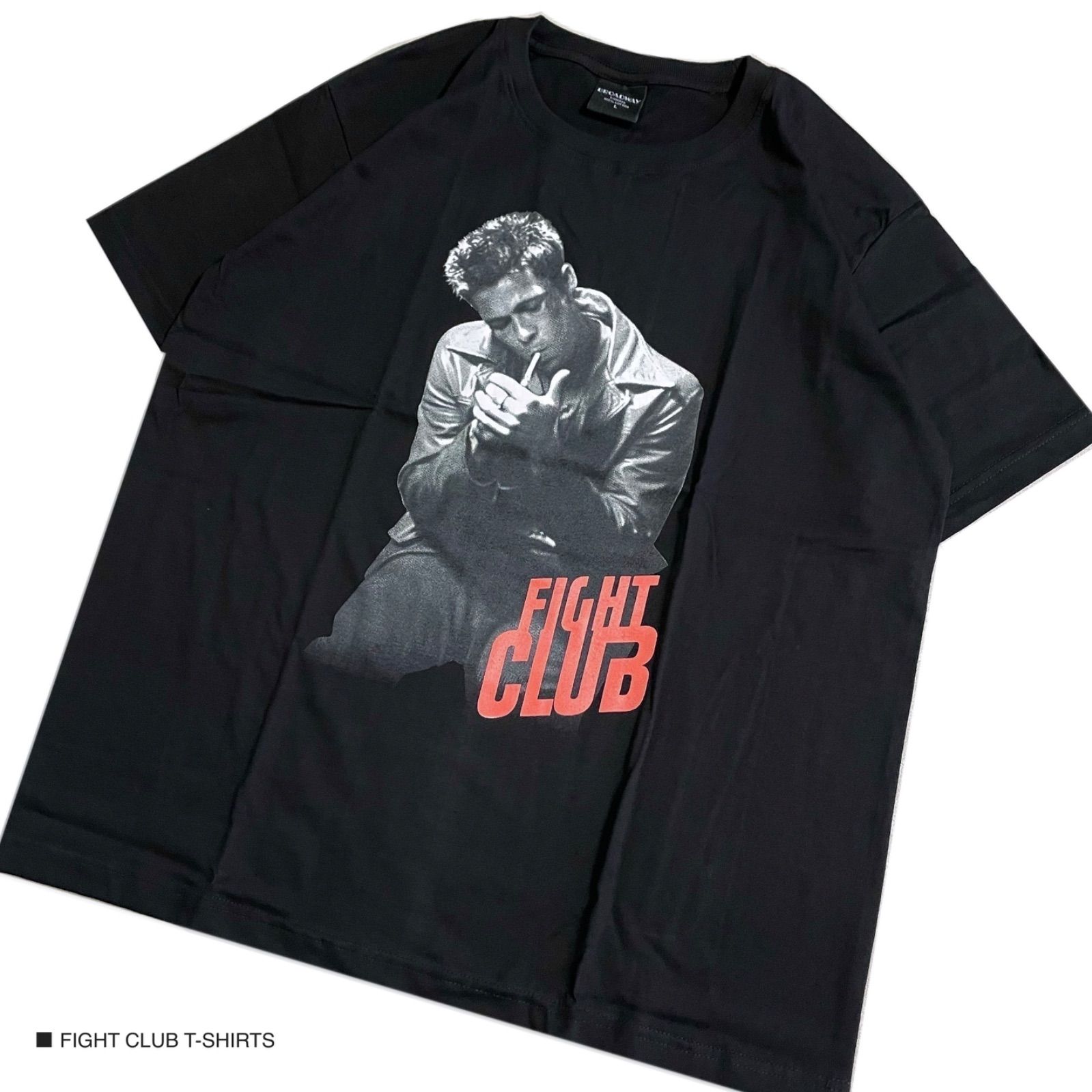 新品同様 Tシャツ ファイトクラブ FIGHTCLUB CLUB ムービーTシャツ