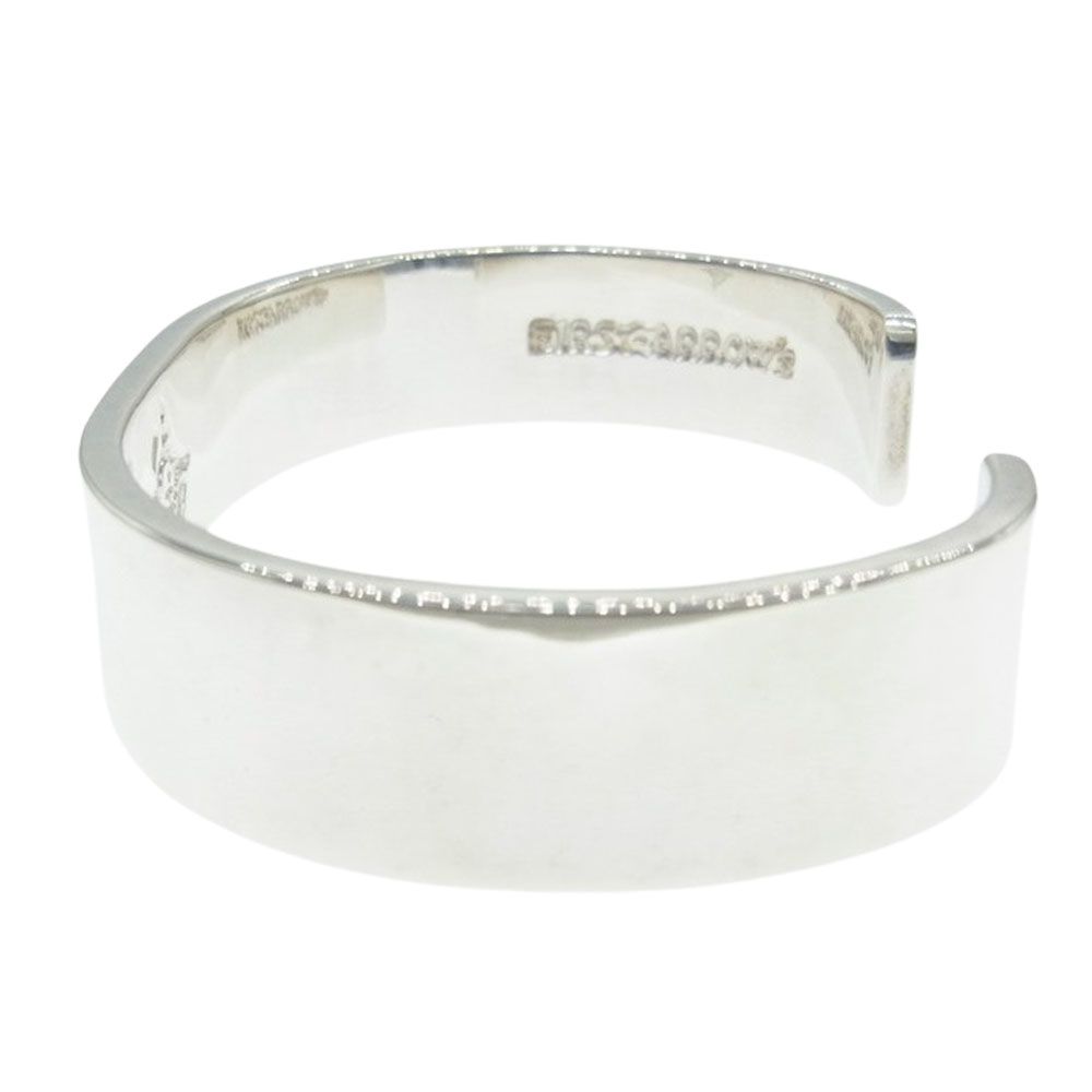 FIRST ARROW's ファーストアローズ バングル K18付き 平打ち プレーン