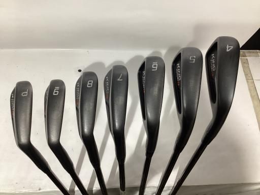 コブラ KING FORGED CB ブラック 2018 7S アイアンセット IR 純正特注シャフト フレックスS メンズ 男性用 右利き 右用 Cランク ゴルフクラブ