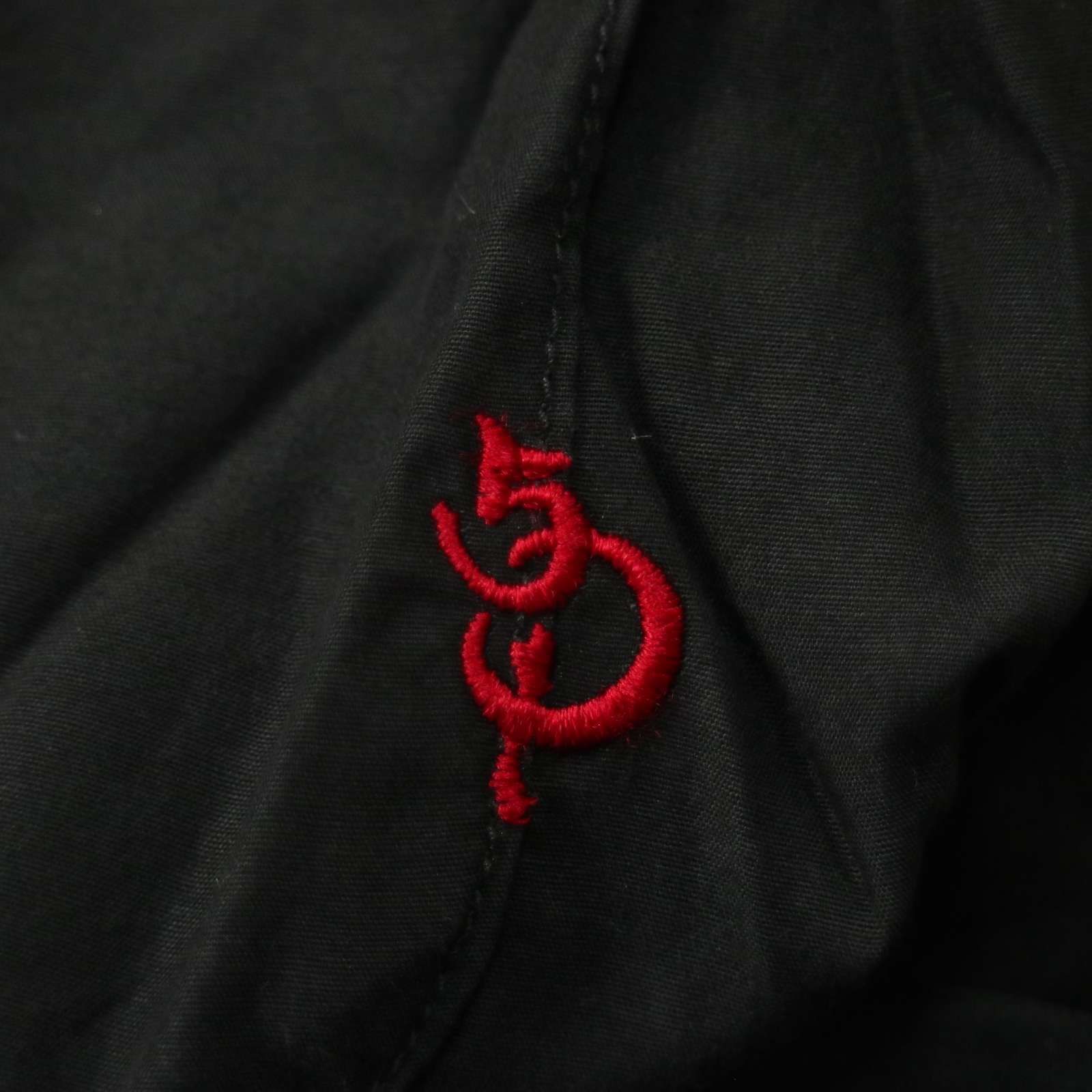 5W ゴワット ファイブダブル　半袖　シャツ　日本製 5W ゴワット ファイブダブル 通年 刺繍☆ 半袖 シャツ Sz.S